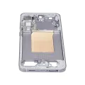 Mid-Frame Housing Compatible For Samsung Galaxy S25 Plus 5G (US & International Version) (Silver Shadow)