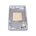 Mid-Frame Housing Compatible For Samsung Galaxy S25 Plus 5G (US & International Version) (Silver Shadow)