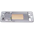 Mid-Frame Housing Compatible For Samsung Galaxy S25 Plus 5G (US & International Version) (Silver Shadow)