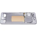 Mid-Frame Housing Compatible For Samsung Galaxy S25 Plus 5G (US & International Version) (Silver Shadow)