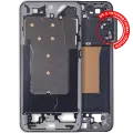Mid-Frame Housing Compatible For Samsung Galaxy S25 Plus 5G (US & International Version) (Blue Black)