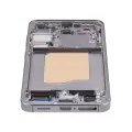OLED Assembly With Frame Compatible For Samsung Galaxy S25 5G (US & International) (Service Pack) (Silver Shadow)