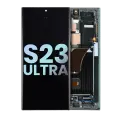 OLED Assembly With Frame Compatible For Samsung Galaxy S23 Ultra 5G (US & International) (Service Pack) (Sky Blue & Lime)