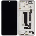 OLED Assembly With Frame Compatible For Xiaomi Redmi Turbo 4 / Xiaomi Poco X7 Pro (Refurbished) (White)
