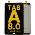 LCD Assembly Without Frame Compatible For Samsung Galaxy Tab A 8.0" (2017) (T380) (Refurbished) (Black)