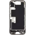 Mid-Frame Housing With Power And Volume Button Compatible For iPhone 16 Pro (International Version) (Used OEM Pull: Grade A) (Natural Titanium)