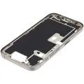 Mid-Frame Housing With Power And Volume Button Compatible For iPhone 16 Pro (International Version) (Used OEM Pull: Grade A) (Natural Titanium)