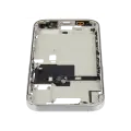 Mid-Frame Housing With Power And Volume Button Compatible For iPhone 16 Pro (International Version) (Used OEM Pull: Grade A) (White Titanium)