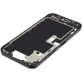 Mid-Frame Housing With Power And Volume Button Compatible For iPhone 16 Pro max (International Version) (Used OEM Pull: Grade A) (Black Titanium)