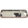 Mid-Frame Housing With Power And Volume Button Compatible For iPhone 16 Pro max (International Version) (Used OEM Pull: Grade A) (Desert Titanium)