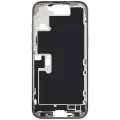 Mid-Frame Housing With Power And Volume Button Compatible For iPhone 16 Pro max (International Version) (Used OEM Pull: Grade A) (Natural Titanium)