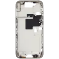 Mid-Frame Housing With Power And Volume Button Compatible For iPhone 16 Pro max (International Version) (Used OEM Pull: Grade A) (Natural Titanium)