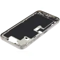 Mid-Frame Housing With Power And Volume Button Compatible For iPhone 16 Pro max (International Version) (Used OEM Pull: Grade A) (Natural Titanium)