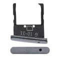 Single Sim Card Tray Compatible For Motorola Razr 5G (XT2071 / 2020) (Polished Graphite)