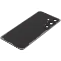 Back Cover Glass With Camera Lens Compatible For Samsung Galaxy S25 5G (No Logo) (Aftermarket Plus) (Silver Shadow)