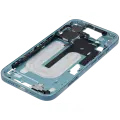 Mid-Frame Housing With Power And Volume Button Compatible For iPhone 16 (International Version) (Used OEM Pull: Grade A) (Teal)