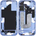 Mid-Frame Housing With Power And Volume Button Compatible For iPhone 16 (International Version) (Used OEM Pull: Grade A) (Ultramarine)