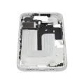 Mid-Frame Housing With Power And Volume Button Compatible For iPhone 16 (International Version) (Used OEM Pull: Grade A) (White)