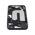 Mid-Frame Housing With Power And Volume Button Compatible For iPhone 16 Plus (International Version) (Used OEM Pull: Grade A) (Black)