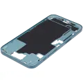 Mid-Frame Housing With Power And Volume Button Compatible For iPhone 16 Plus (International Version) (Used OEM Pull: Grade A) (Teal)