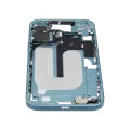 Mid-Frame Housing With Power And Volume Button Compatible For iPhone 16 Plus (International Version) (Used OEM Pull: Grade A) (Teal)