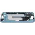 Mid-Frame Housing With Power And Volume Button Compatible For iPhone 16 Plus (International Version) (Used OEM Pull: Grade A) (Teal)
