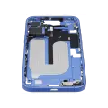 Mid-Frame Housing With Power And Volume Button Compatible For iPhone 16 Plus (International Version) (Used OEM Pull: Grade A) (Ultramarine)