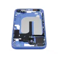 Mid-Frame Housing With Power And Volume Button Compatible For iPhone 16 Plus (International Version) (Used OEM Pull: Grade A) (Ultramarine)