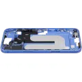 Mid-Frame Housing With Power And Volume Button Compatible For iPhone 16 Plus (International Version) (Used OEM Pull: Grade A) (Ultramarine)