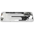 Mid-Frame Housing With Power And Volume Button Compatible For iPhone 16 Plus  (International Version) (Used OEM Pull: Grade A) (White)