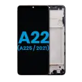 LCD Assembly With Frame (Without Finger Print Sensor) Compatible For Samsung Galaxy A22 4G (A225 / 2021) (Aftermarket: Incell) (All Colors)