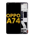 OLED Assembly With Frame Compatible For OPPO A74 4G (Refurbished) (All Colors)