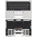 Top Case With Keyboard Compatible For MacBook Pro 13" W/ Touch Bar (A1706 / Late 2016 / Mid 2017) (US English) (Used OEM Pull: Grade A) (Silver)