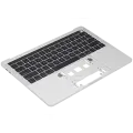 Top Case With Keyboard Compatible For MacBook Pro 13" (A1989 / Late 2018 / Early 2019) (US Keyboard) (Used OEM Pull: Grade New) (Silver)