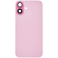 Back Glass With Steel Plate With MagSafe Magnet Pre-Installed Compatible For iPhone 16 Plus (No Logo) (Pink)