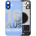Back Glass With Steel Plate With MagSafe Magnet Pre-Installed Compatible For iPhone 16 Plus (No Logo) (Ultramarine)