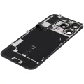 Back Glass With Steel Plate With Wireless NFC Charging MagSafe Magnet & Flashlight Flex Compatible For iPhone 16 Pro  (No Logo) (Natural Titanium)