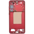 Mid-Frame Housing Compatible For Samsung Galaxy S25 Plus 5G (US & International Version) (Coral Red)