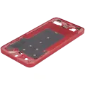 Mid-Frame Housing Compatible For Samsung Galaxy S25 Plus 5G (US & International Version) (Coral Red)
