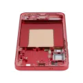Mid-Frame Housing Compatible For Samsung Galaxy S25 Plus 5G (US & International Version) (Coral Red)