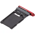 Single Sim Card Tray Compatible For Samsung Galaxy S25 / S25 Plus (Premium) (Coral Red)