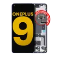 OLED Assembly With Frame Compatible For OnePlus 9 (US Version) (Refurbished) (Winter Mist)