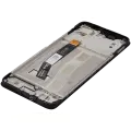 LCD Assembly With Frame Compatible For Motorola Moto G55 5G (XT2435 / 2024) (Refurbished) (All Colors)
