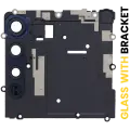 Back Camera Lens With Bracket Compatible For Motorola Edge 5G (XT2063 / 2020) (Solar Black)
