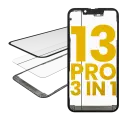 3 in 1  (Glass With OCA Pre-Installed + Frame) Compatible For iPhone 13 Pro (OCA Master)