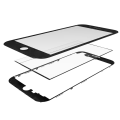 3 in 1 (Front Glass + Frame + OCA Pre-Installed) Compatible For iPhone 6 Plus (2 Pack) (Black)