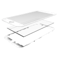 3 in 1 (Front Glass + Frame + OCA Pre-Installed) Compatible For iPhone 6 Plus (2 Pack) (White)