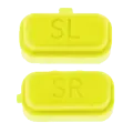 SR and SL Switch Button Compatible For Nintendo Switch Joy Con Controller (2 Piece Set) (Yellow)