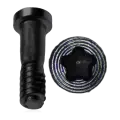 Bottom Screws Compatible For iPhone 5 (Black) (100 Pack) 