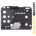 Back Camera Lens With Bracket Compatible For Motorola Moto G30 (XT2129 / 2021) (Phantom Black)
